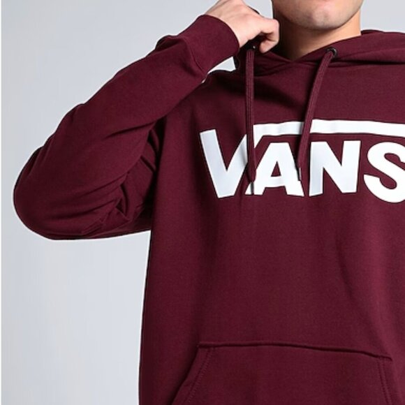 Vans Maroon Hoodie - Picture 1 of 14